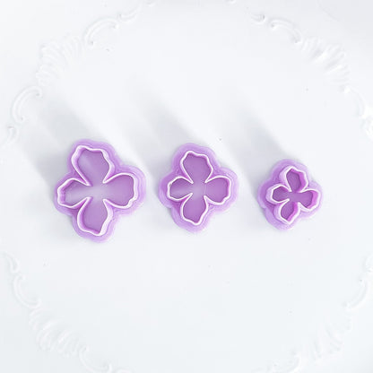 4 Petal Abstract Flower Cutter - March Launch