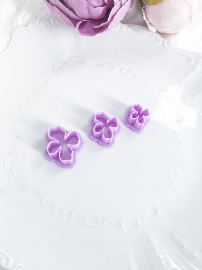 4 Petal Abstract Flower Cutter - March Launch