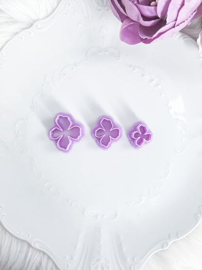 4 Petal Abstract Flower Cutter - March Launch