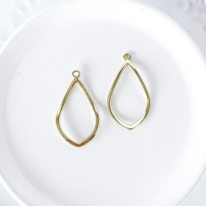 Teardrop Bezel Charm - 10 PIECES - March Launch