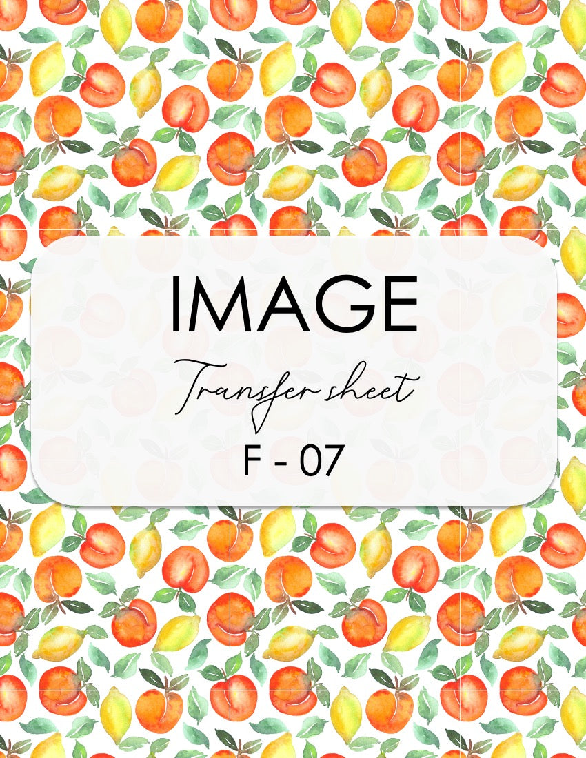 March Image Transfer Sheet - F07
