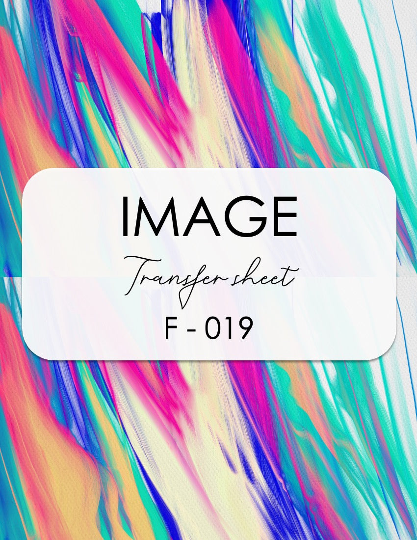 March Image Transfer Sheet - F019