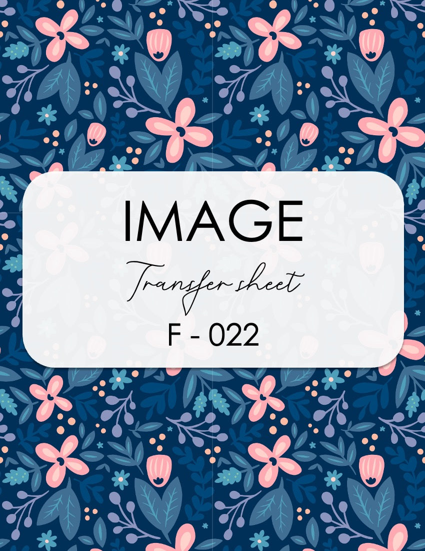March Image Transfer Sheet - F022