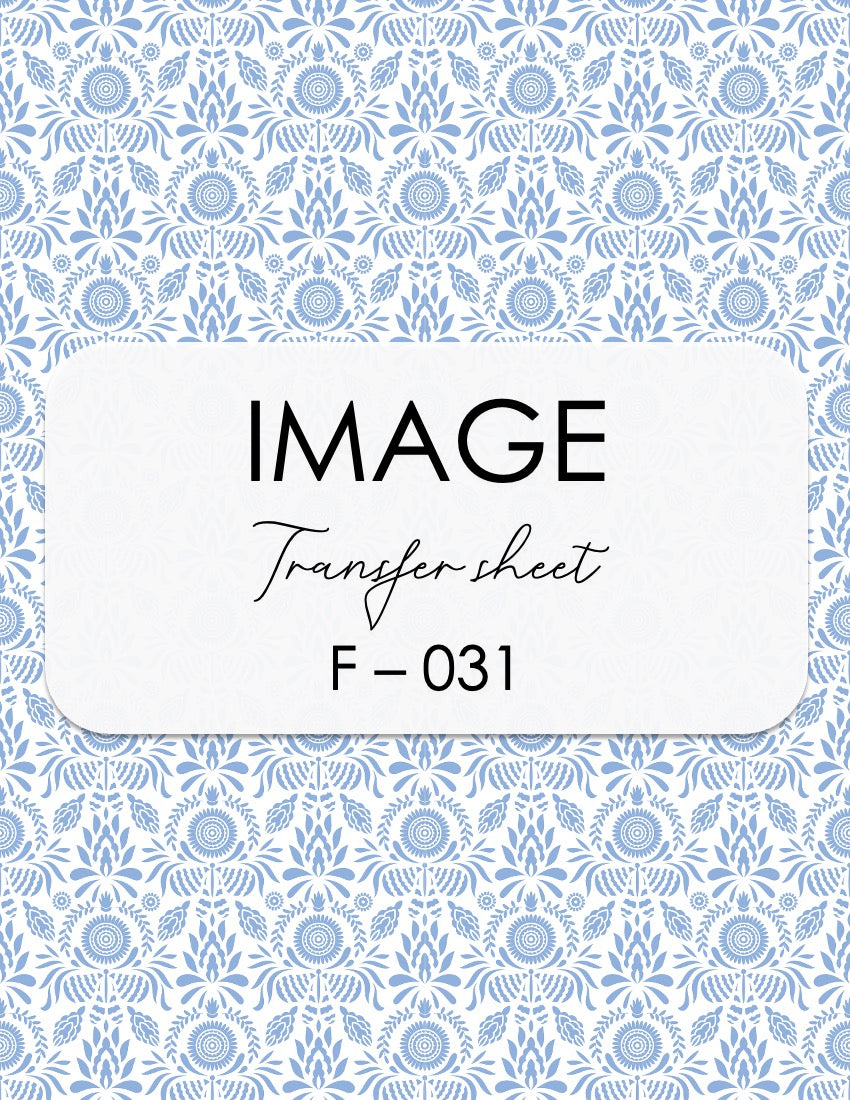 March Image Transfer Sheet - F031