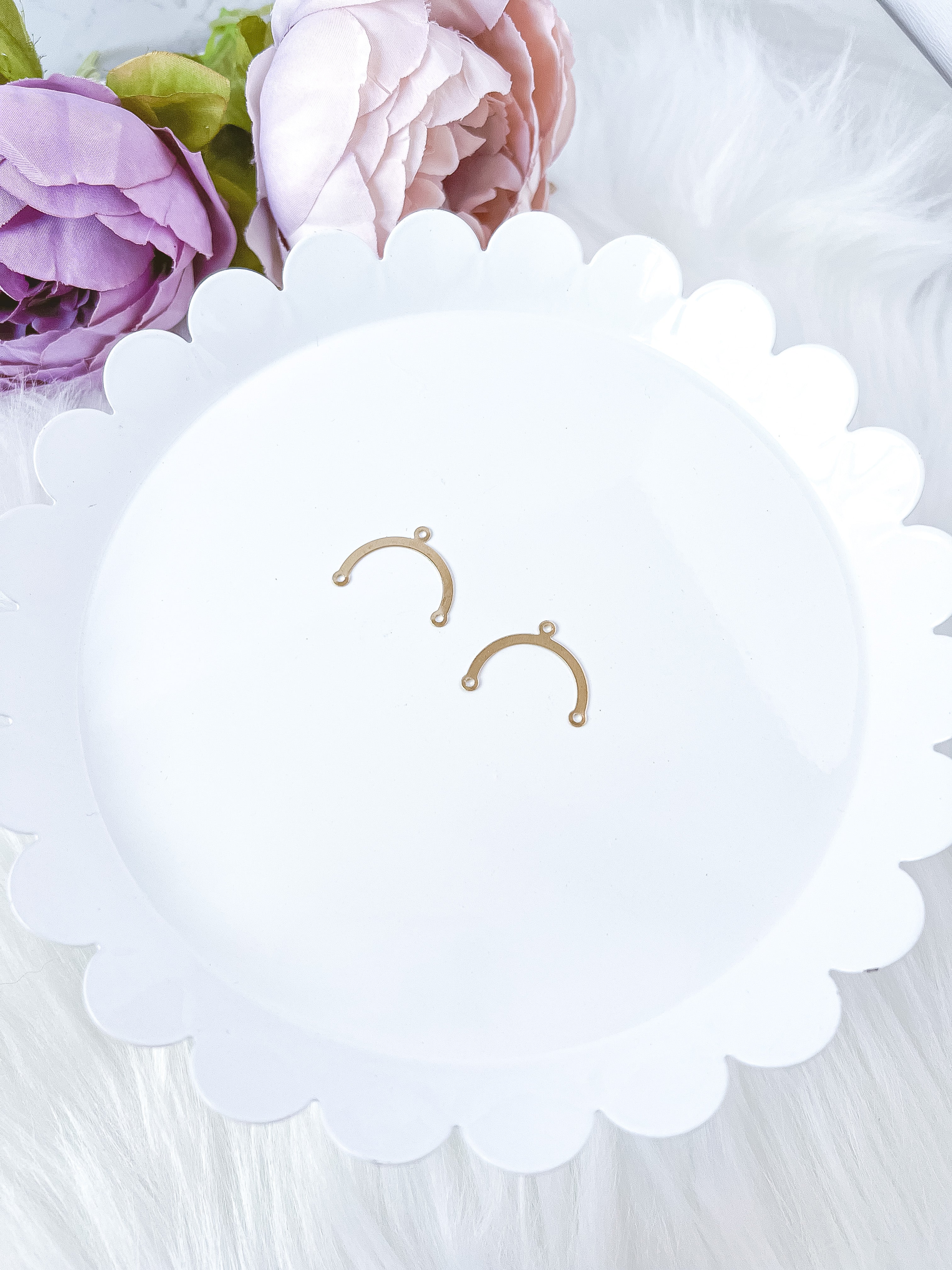 U-Shape Brass Connector - 10 PIECES – Maverlydesigns