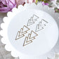 Dagger Triangle Bezel Charm - 10 PIECES