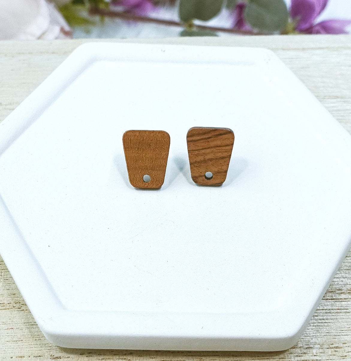 Trapezoid Wooden Stud - 10 PIECES