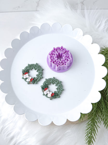 Fancy Wreath Imprint Cutter