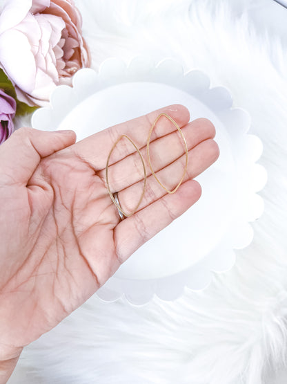 Pointed Oval Bezel- 10 PIECES