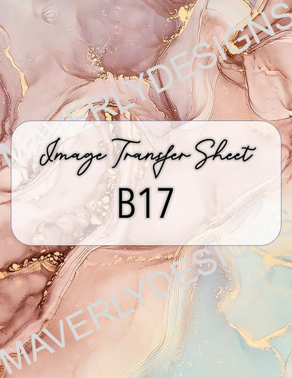Image Transfer Sheet - B17