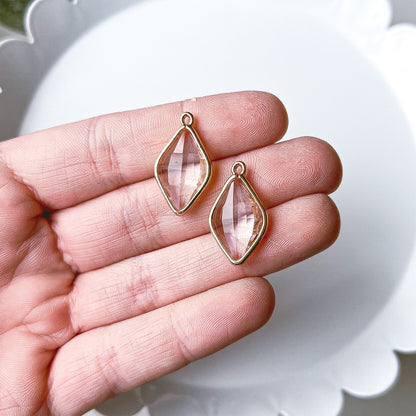 Crystal Dangle Charm - 10 PIECES