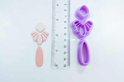 Dahlia Dangle Set - 3 Pieces