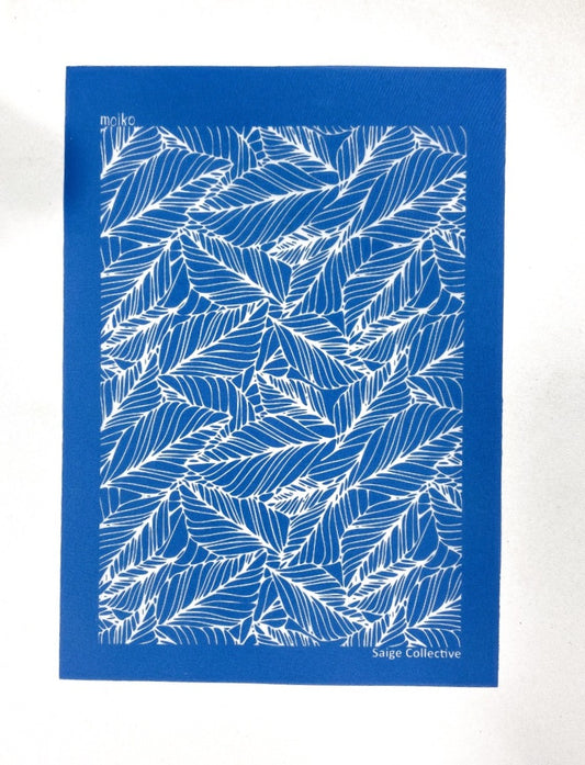 Saige Collective Silk Screen - Leaves