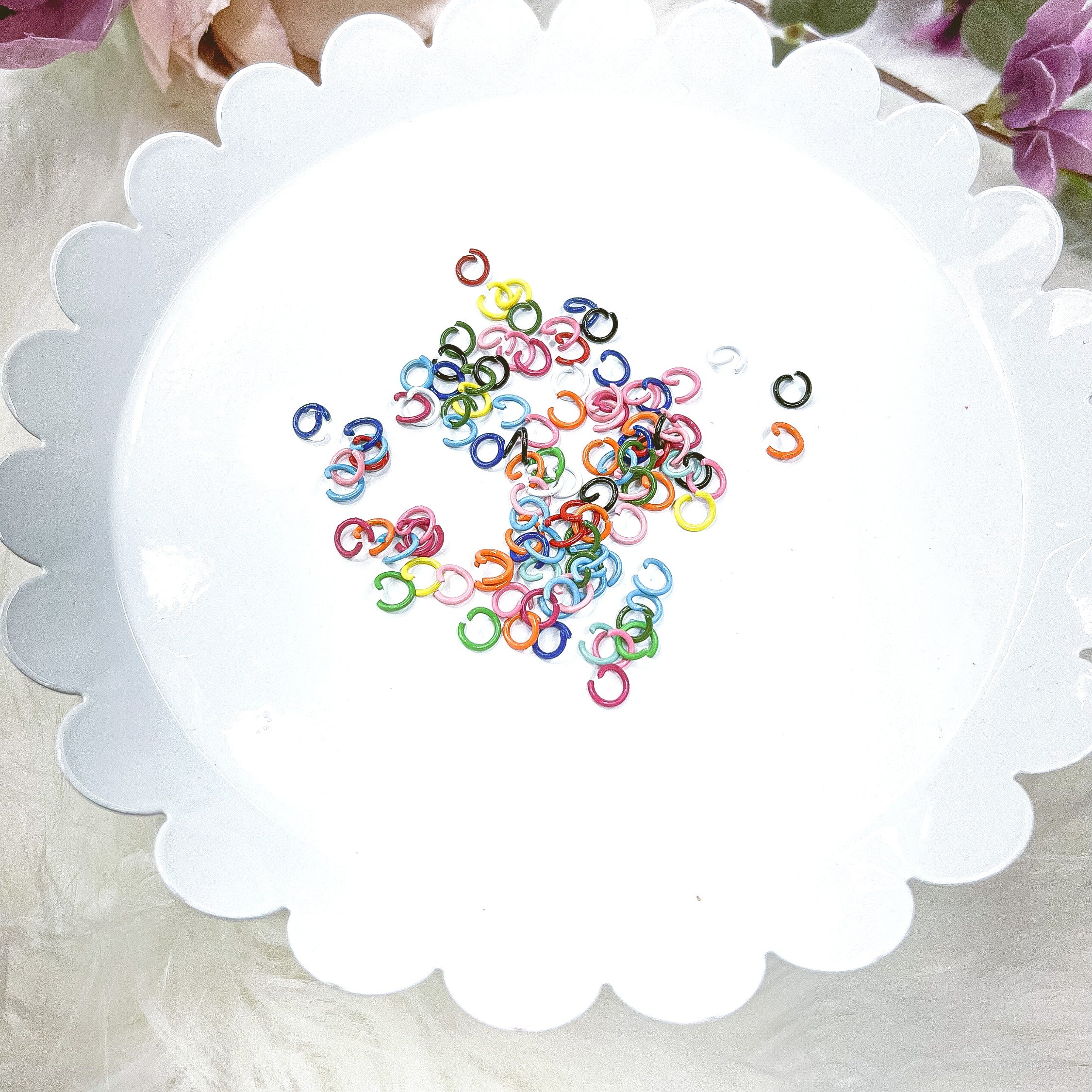 Assorted Color 6mm Jump Rings - 100 PIECES – Maverlydesigns