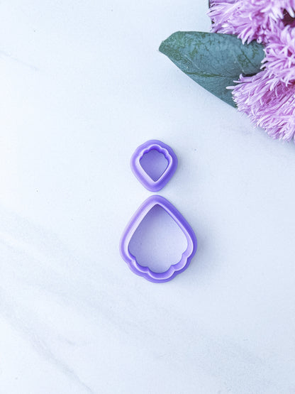 Scalloped Tear Duo