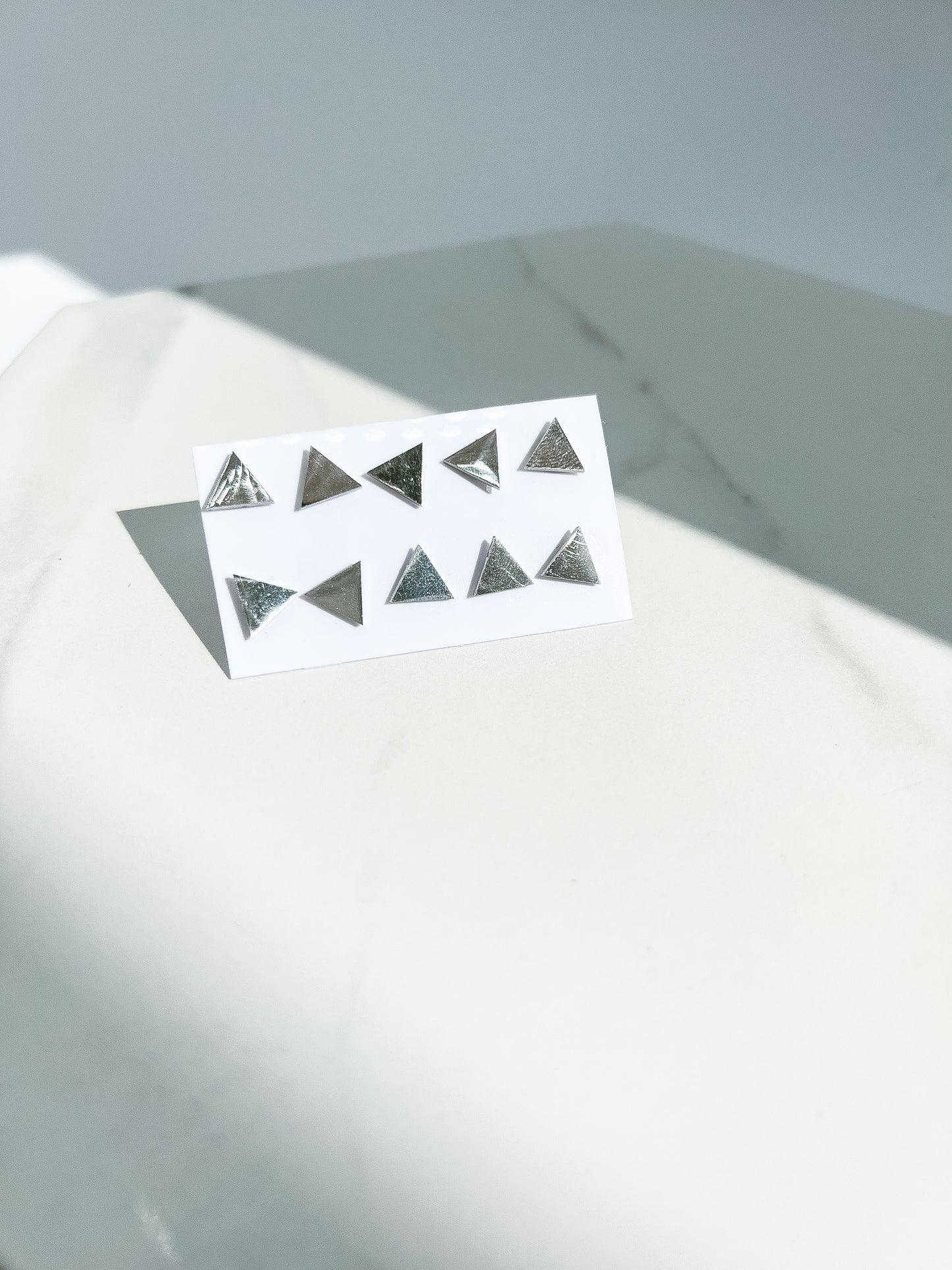 Solid Triangle Stud Pack Add-ons - 5 Pairs (10 PIECES)