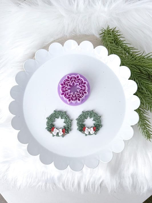 Fancy Wreath Imprint Cutter