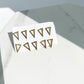 Dagger Triangle Stud Pack Add-ons - 5 Pairs (10 PIECES)