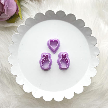 Finger Heart Set - 3 Pieces