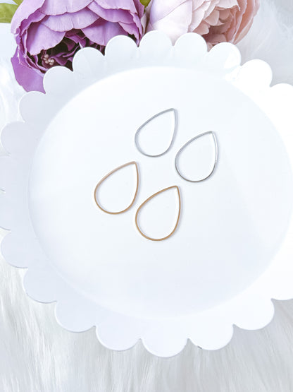 Thin Teardrop Bezel - 10 PIECES