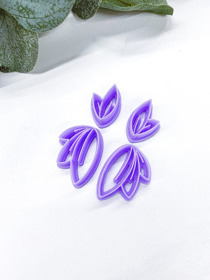 Petal Duo - Mirrored Set 4 Pieces
