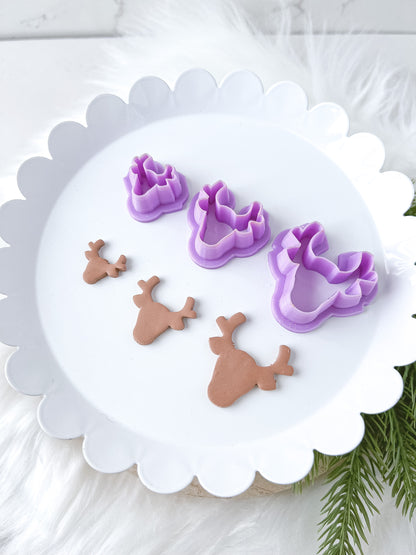 Reindeer Head - 3 Sizes
