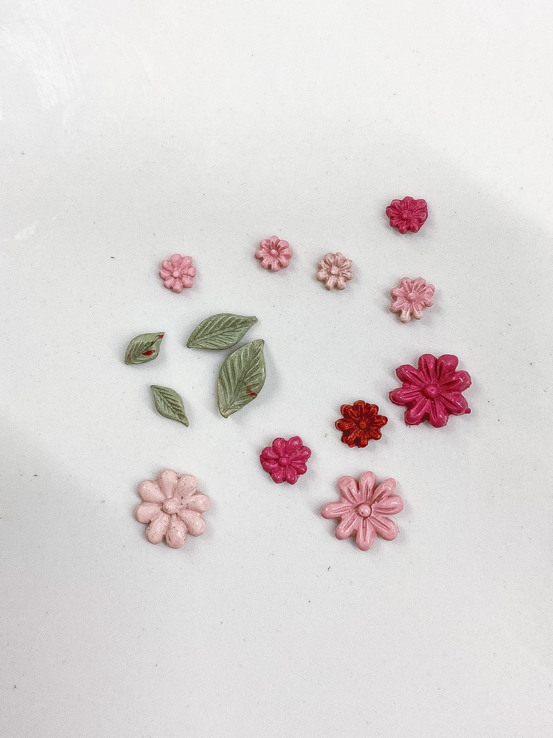 Micro Flower Mold 005 - Leaves and Daisies