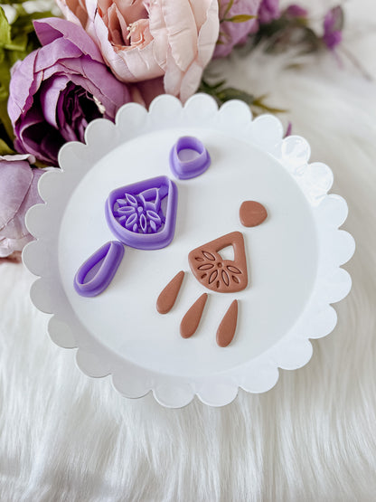 Teagan Imprint Dangle Set - 3 Pieces