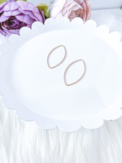 Pointed Oval Bezel- 10 PIECES