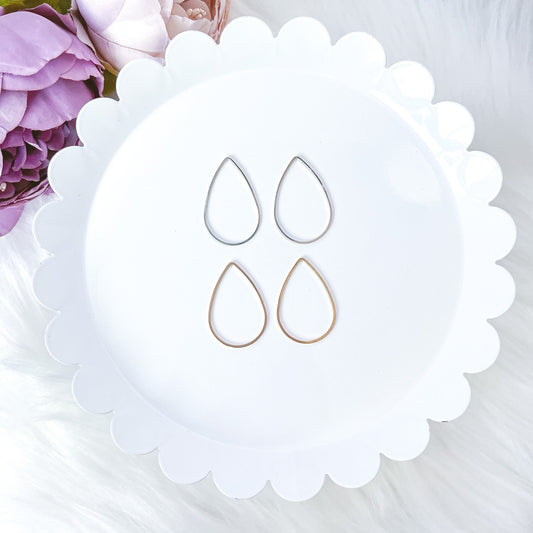 Thin Teardrop Bezel - 10 PIECES