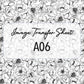 Image Transfer Sheet - A06 -Poppy Outline